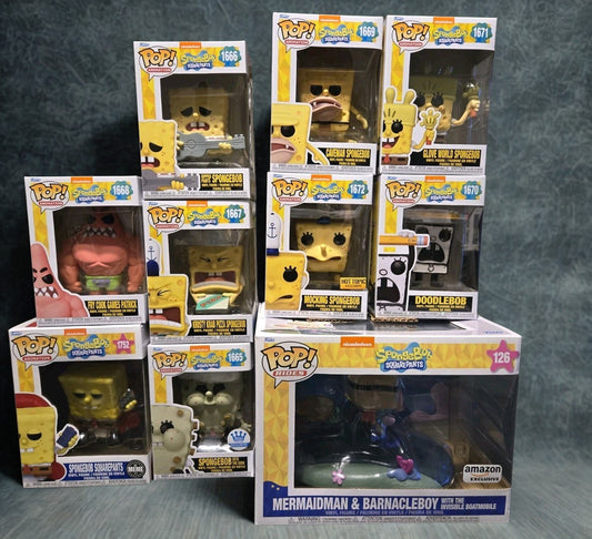 Spongebob Funko Pop Super-Lot