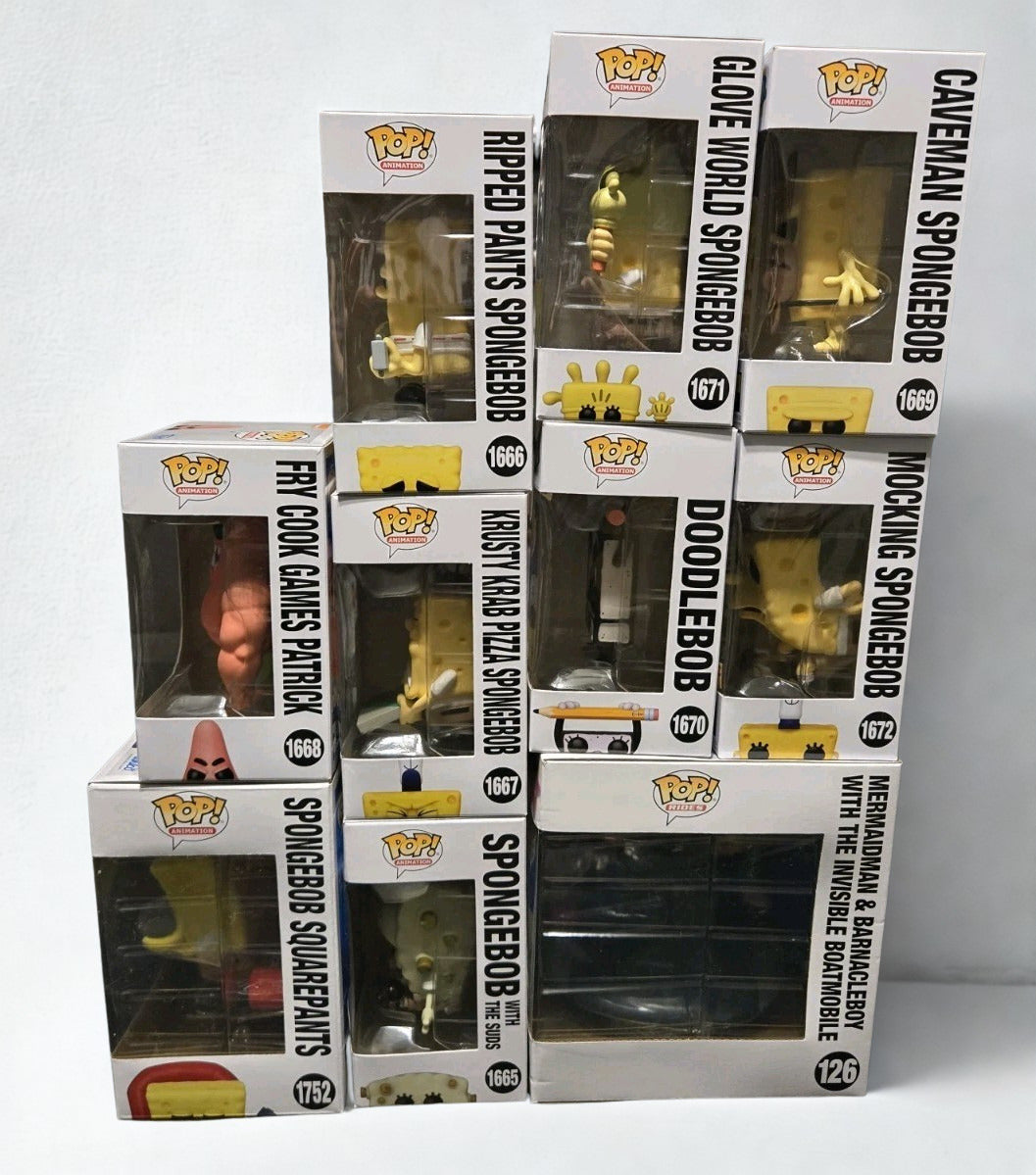 Spongebob Funko Pop Super-Lot